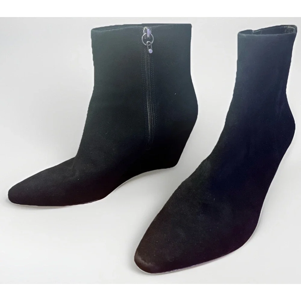 DONALD/PLINER Women's Black Suede 3